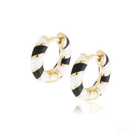 LIQUORICE HUGGIES - Lalu Jewellery