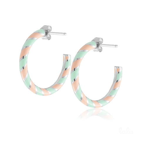 MINTY HOOPS - Lalu Jewellery