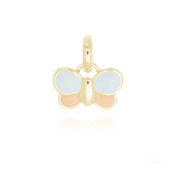 PEACHY PORCELAIN SPARKLING PENDANT - Lalu Jewellery