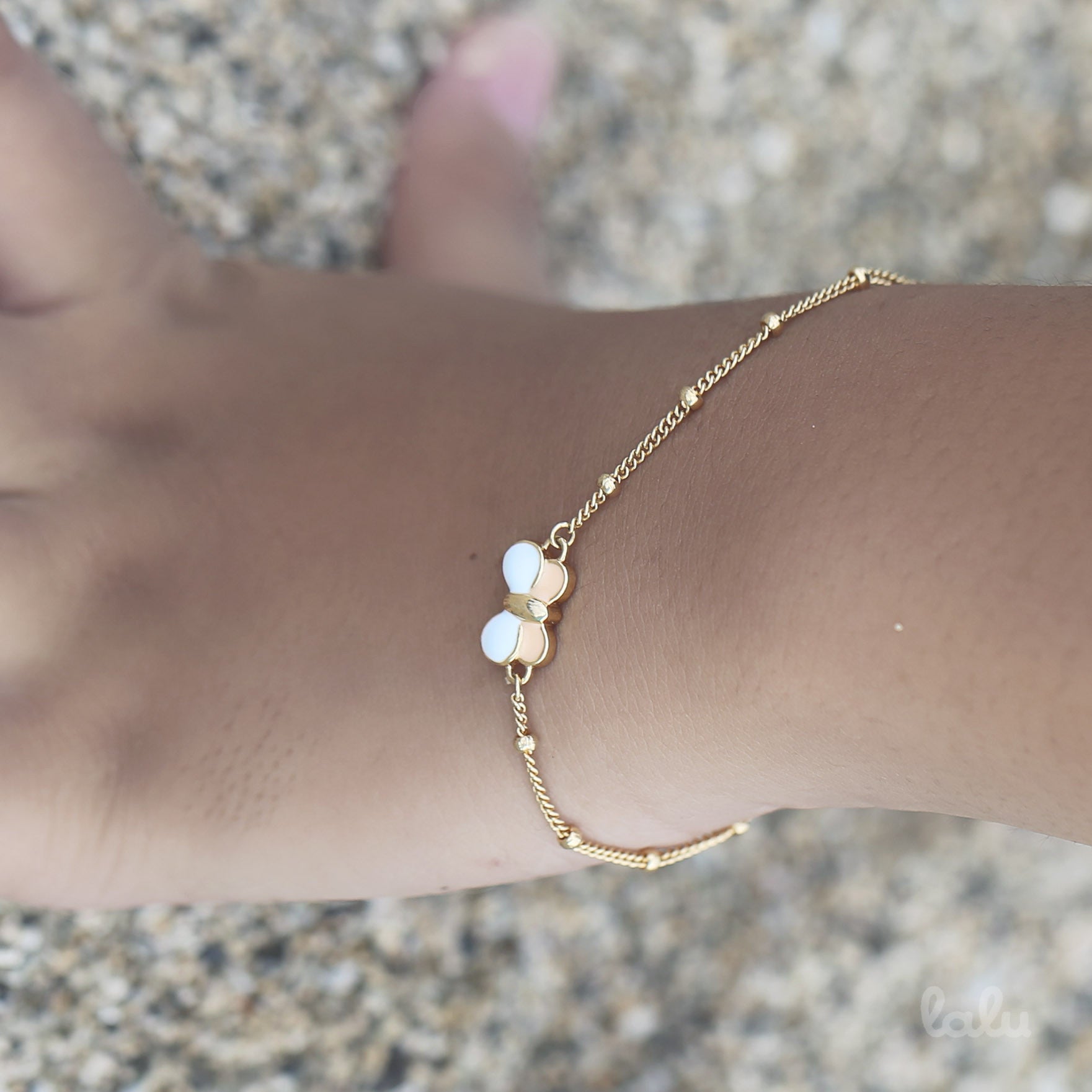 Jewelry :: Bracelets :: Beaded Bracelets :: Pink Quartzite Tree of Life  Bracelet 16cm