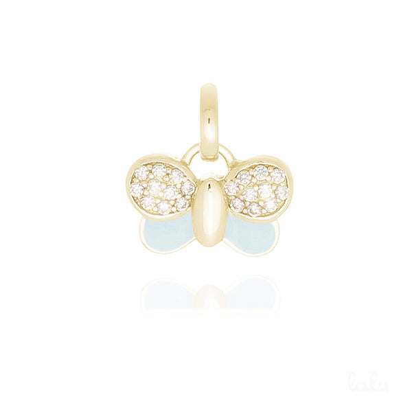 PEACHY PORCELAIN SPARKLING PENDANT - Lalu Jewellery