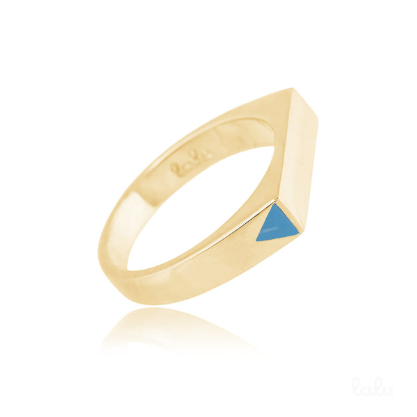 BAR RING GOLD - Lalu Jewellery