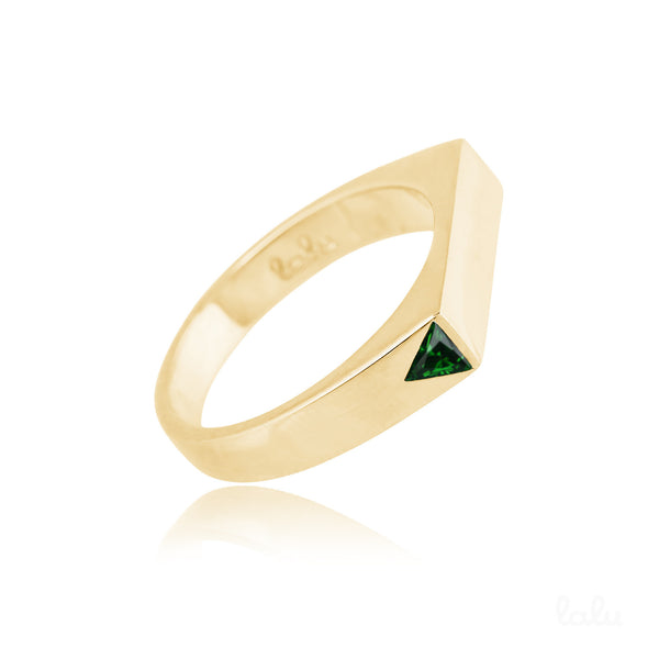 BAR RING GOLD - Lalu Jewellery