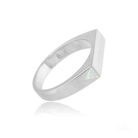 BAR RING SILVER - Lalu Jewellery