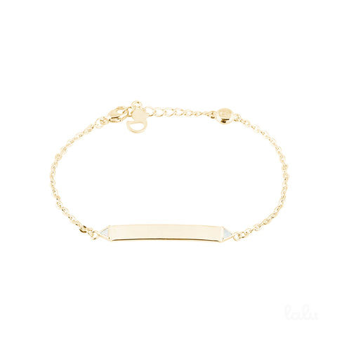 BAR BRACELET M GOLD - Lalu Jewellery