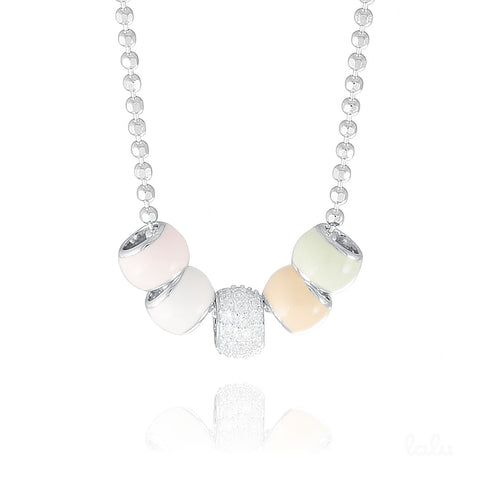 BUBBLE BEADS SILVER - Lalu Jewellery