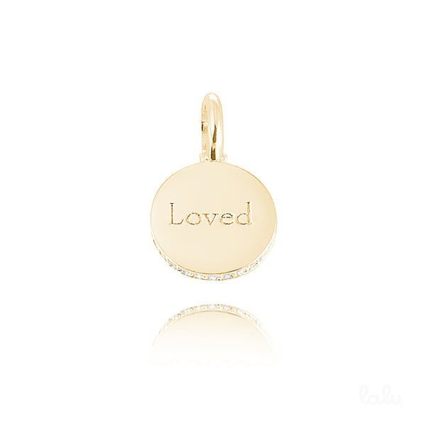 LOVED PENDANT GOLD - Lalu Jewellery