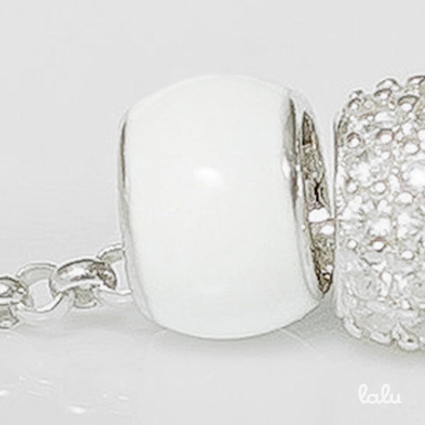 BUBBLE BEADS SILVER - Lalu Jewellery