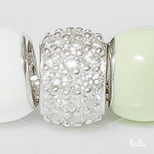 BUBBLE BEADS SILVER - Lalu Jewellery