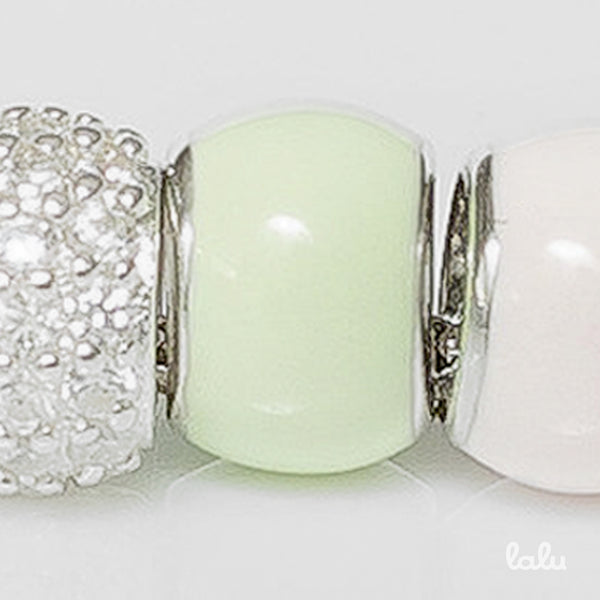 BUBBLE BEADS SILVER - Lalu Jewellery