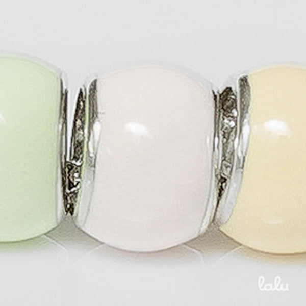 BUBBLE BEADS SILVER - Lalu Jewellery