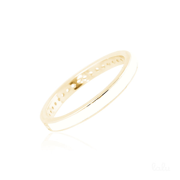 MEET ME HALFWAY SPARKLING PURE RING GOLD - Lalu Jewellery